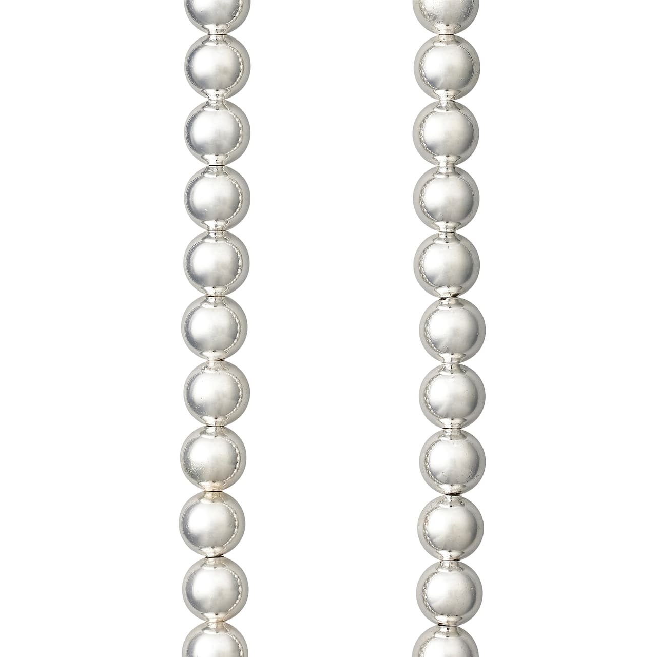 9 Pack: Sterling Silver-Plated Round Beads by Bead Landing™